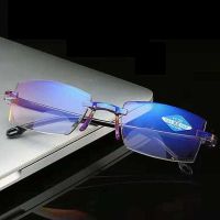 Ultralight Rimless Reading Glasses Anti Blue Light Radiation Computer Presbyopia Readers spectacleso Reader Glasses