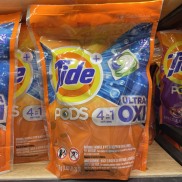 Viên Giặt Tide Pods Plus 4in1 Ultra Oxy 745g Hàng Nhập Mỹ Loại Bỏ Vết Bẩn