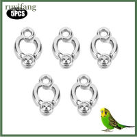 ruyifang 5pcs Parrot leg Ring กิจกรรมข้อเท้าเท้าแหวนนกกลางแจ้งฝึกบินใหม่