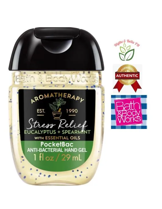 Authentic Bath and Body Works STRESS RELIEF Eucalyptus Spearmint