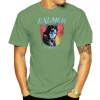 Exumer เสื้อยืดคอกลมแขนลำลองขาสั้นพิมพ์ลายแฟชั่นเสื้อ1986คอกลมผ้าคอตตอน100% ใหม่ฤดูร้อน