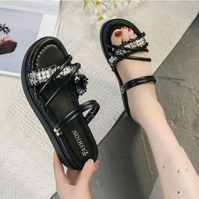 Royallovers ✨（ส่งจากไทย）✨รัดส้นนพเก้า รองเท้ารัดส้นสวมก็ได้ อ่านขนาดก่อนสั่ง ชายหาดรองเท้านุ่ม ฤดูร้อน ยาง