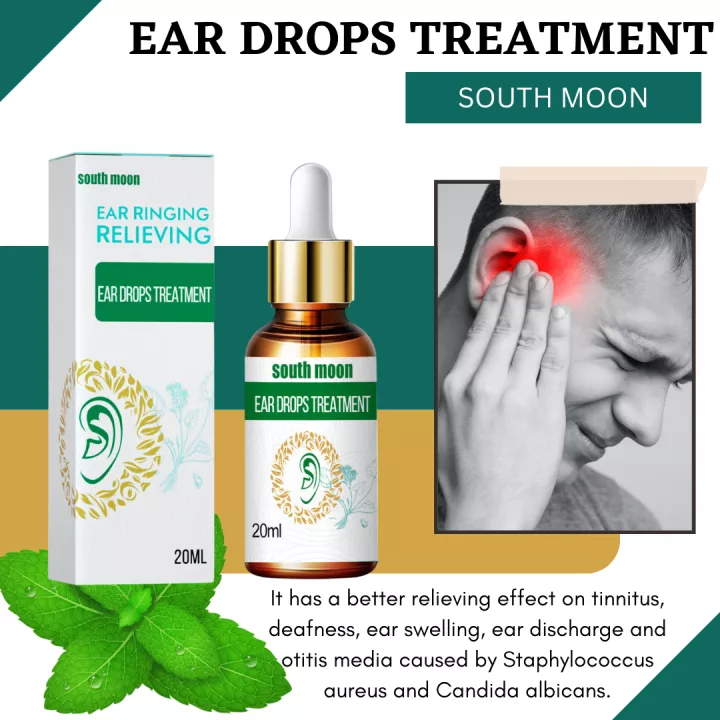 Natural Tinnitus Ear Drops Treatment ] Deafness Drops Eardrops