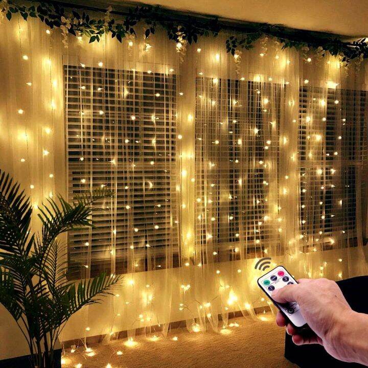 curtain light Lighting Form Curtain Fairy Lights String Indoor/Outdoor ...