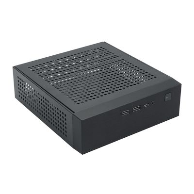 1 Pieces M09 HTPC Host Mini ITX Computer Chassis DC Power Supply Industrial Control Chassis Home Desktop Computer Case