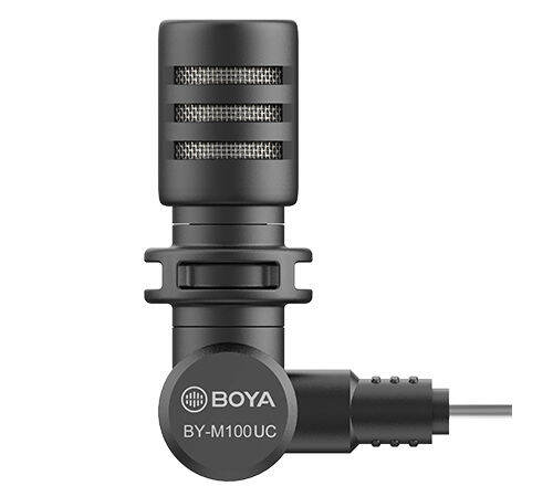 boya-by-m100uc-mininature-condenser-microphone-type-c-ไมโครโฟนคอนเดนเซอร์-พับได้-หมุนได้-180-ของแท้-ประกันศูนย์ไทย-2ปี