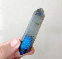 จุดที่สวยงามธรรมชาติ Labradorite 72G ไม้กายสิทธิ์คริสตัลอุปกรณ์ตกแต่งรักษา