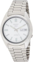 Seiko Mens Analogue Automatic Self-Winding Watch with Stainless Steel Bracelet – SNXS73K Silver/Silver