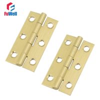 10pcs 2inch Door Hinge Furniture Fixtures Kitchen Brass Hinges Bronze Cabinet hinges Door Butt