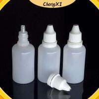 CHONGXI 50PCS พลาสติกทำจากพลาสติก ขวดหยด15มล. เล็กๆน้อยๆ สีขาวขาว หยดยาหยอดตาแบบน้ำ แบบพกพาได้ BPA Free ภาชนะรีฟิลพร้อมฝาปิด น้ำมันหอมระเหย