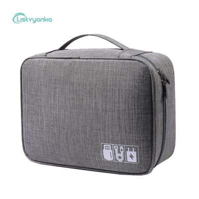 Cable Organizer Bag Charger Organizer Box Waterproof Portable Travel Storage Bag Electronic Gadgets Case Accessories Pouch Wall Stickers Decals