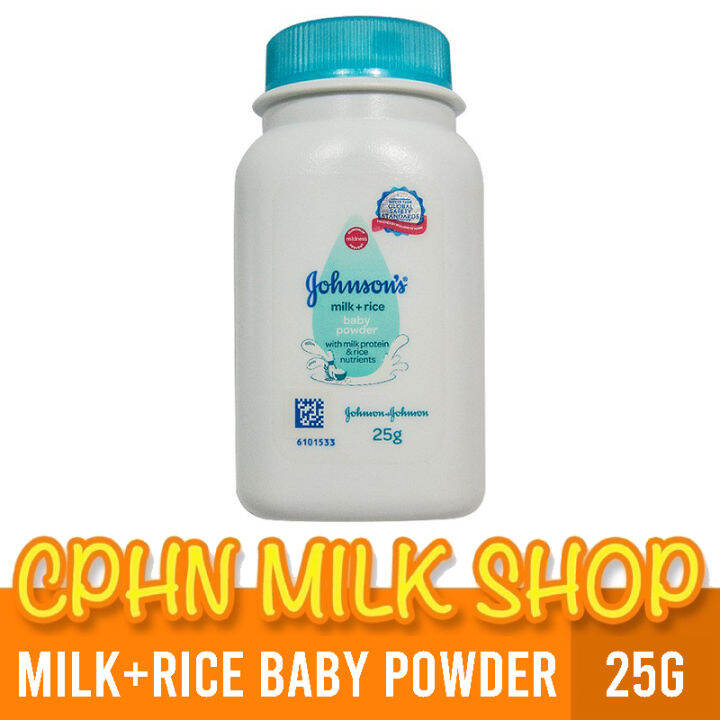 Johnson's Milk+Rice Baby Powder 25g 50g 100g 200g Lazada PH