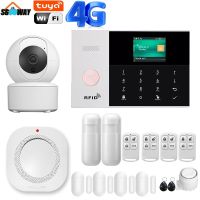 【hot】♣﹉  Wireless Wired WIFI  Security Alarm System Via Tuya Sensor Detector Compatible With