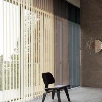 【YD】 Custom durable half shading vertical blinds window shade curtain blind for room office hotel many colors