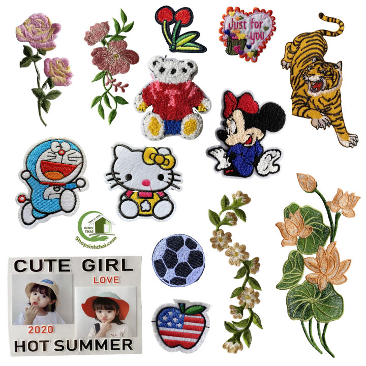 Giảm giá Miếng dán  ủi  may vào quần áo  sticker  logo  patches  hình  dán  BeeCost