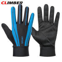 CLIMBER Men Women Gloves Outdoor Glove Touch Screen Ice Silk Sport Sun Block Non-slip Mountain Biking Breathable Gloves