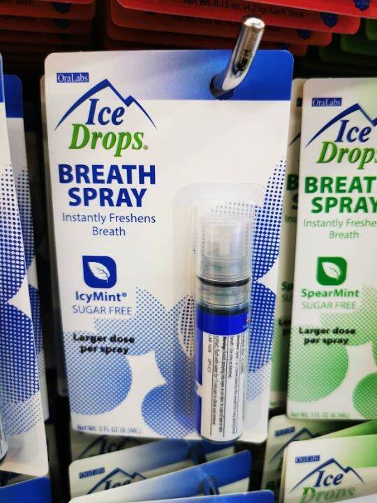 Oralabs Ice Drops Breath spray icymint 8.5 ml Lazada.co.th