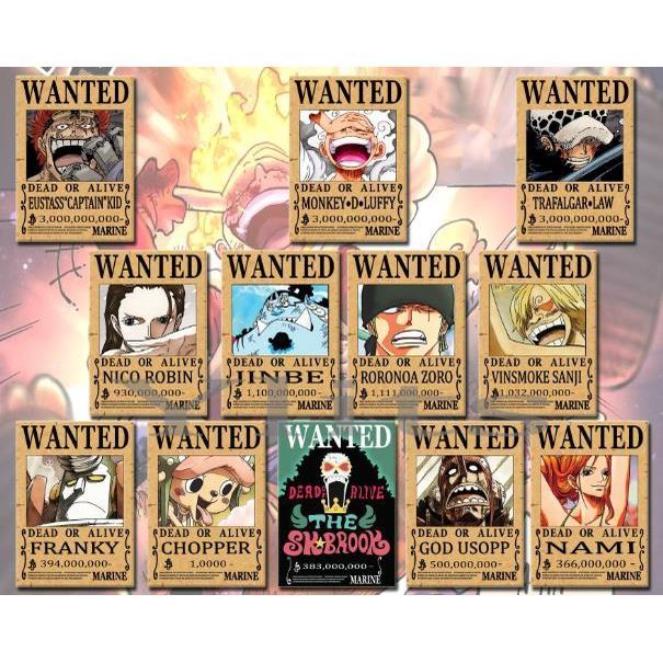 detonation dp738raan90 updated bounty SHP one piece wanted poster set ...