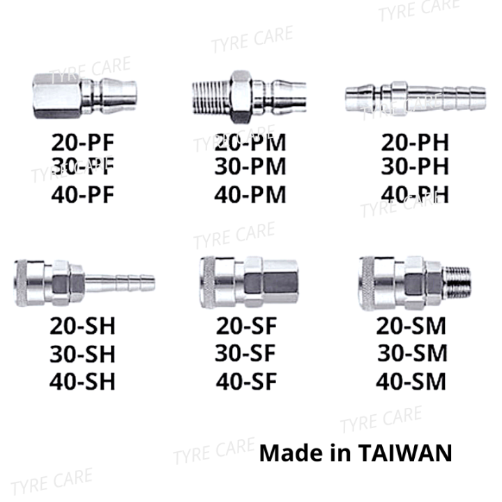 Air Coupling for Air Compressor, Air Coupler 20, 30, 40 Series Socket