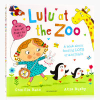 Lulu at the zoo I love Lulu series English original picture books interesting reading flip books paperback childrens cognitive enlightenment story picture books kindergarten parent-child enlightenment cognition