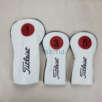 Titleist Branded Golf Club Driver Fairway Woods Headcover Letter Number Embroidery Sports Golf Club Accessories Equipment