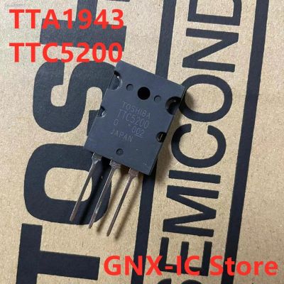 ❃☾♞ 5PCS - 5Pairs 100 Real Original New Japan TTC5200 TTA1943 Amplifier Transistor A1943 C5200 TTC5200-O TTA1943-O