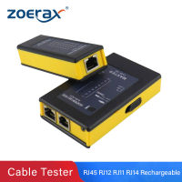 Zoerax Rechargeable Network Cable Tester RJ45 RJ11RJ12 Network LAN Ethernet RJ45 Cable Tester LAN Networking Tool network Repair