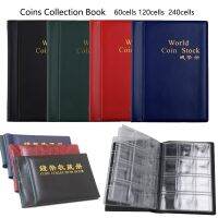 60/120/240Pockets Coins Album Collection Book Mini Penny Coin Storage Album Book Coin Holders for Collector Gifts Supplies