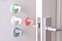 ▤■♟ Safety Silicone Door Stoppers Thickened Block Wedge Doorstops Rear Wall Anti-Collision Mute Pad Wall Crash Buffer Protection New