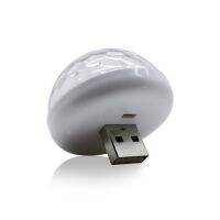 ไฟดิสโก้ขนาดเล็กพกพาได้บ้านปาร์ตี้ DC 5V ลูกบอล Led โทรศัพท์ USB หอพักไฟหลากสีสันห้องอุปกรณ์ตกแต่งงานวันเกิดตกแต่ง