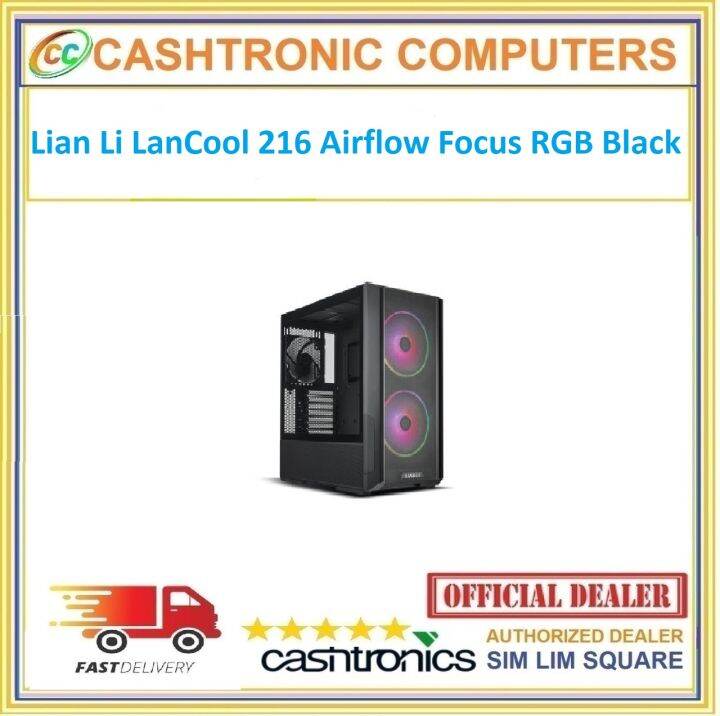 Lian Li LanCool 216 Airflow Focus RGB Black Casing | Lazada Singapore