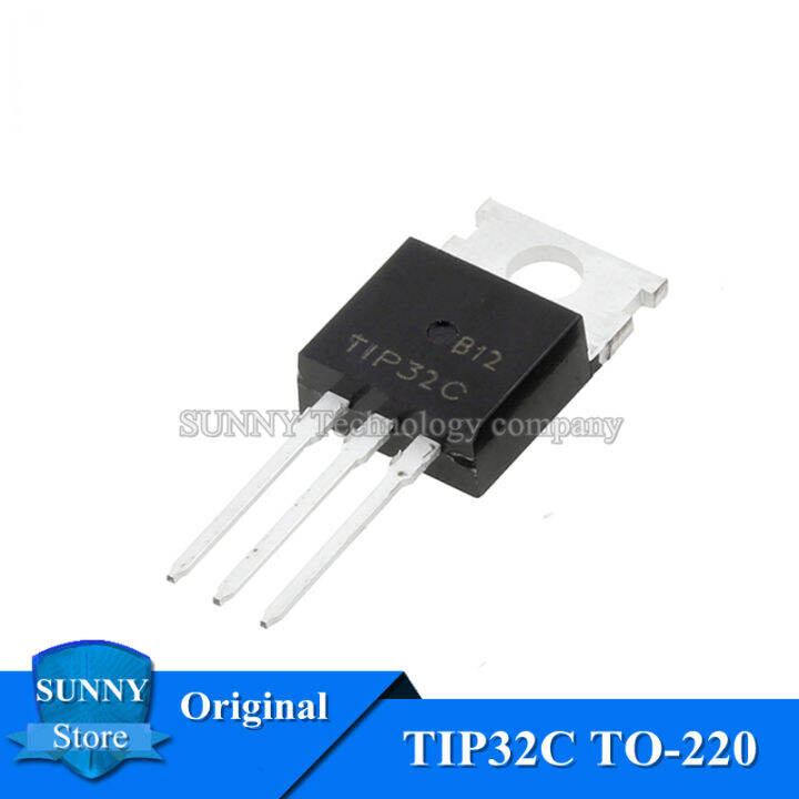 10Pcs TIP32C TO-220 TIP32 TO220 3A/100V Transistor Darlington Biasa dan ...