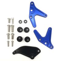 1 Set Motorcycle Swingarm Spool Slider Stand Screws Aluminum Alloy Replacement for YAMAHA YZF R7 2021-2022 Hydraulic Moto Lifting Parts Support Blue