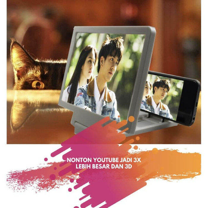 FLEX FOCUS OPTICS Magnavision 3D pembesar layar HP magna vision