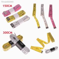 ✁ Durable Soft 1.5/3 Meter 150/300 Cm Sewing Tailor Tape Body Measuring Measure Ruler Dressmaking Pvc Plastic Yellow White Pink