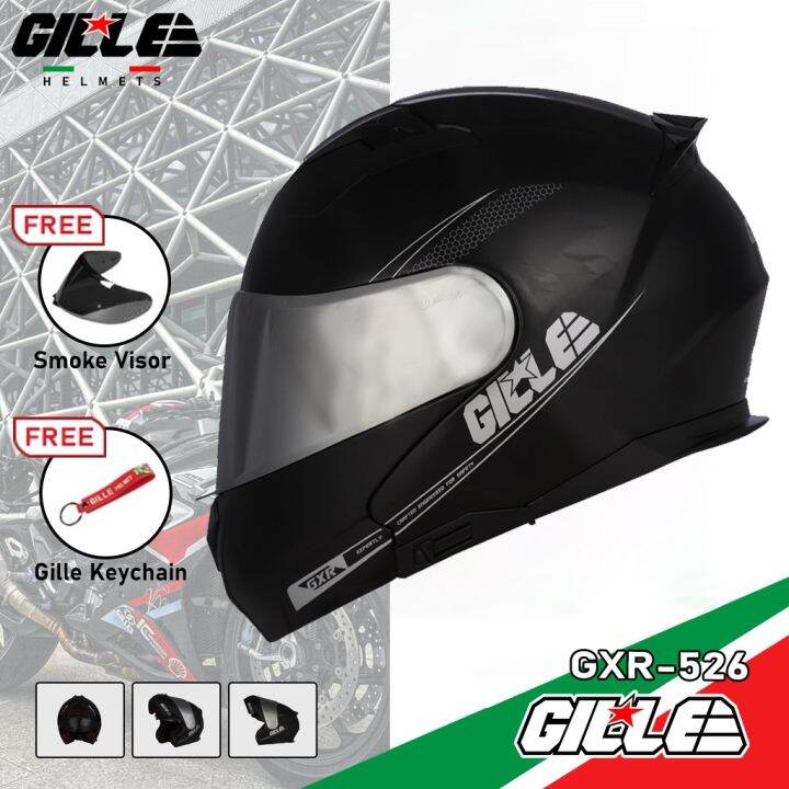 Gille 526 GXR helmet motorcycle full face for modular Dual Visor free Lens face motor motorcycle