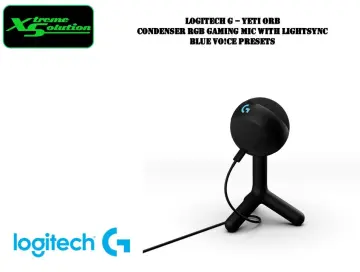 Logitech G Yeti ORB Black RGB USB Microphone - 988-000549