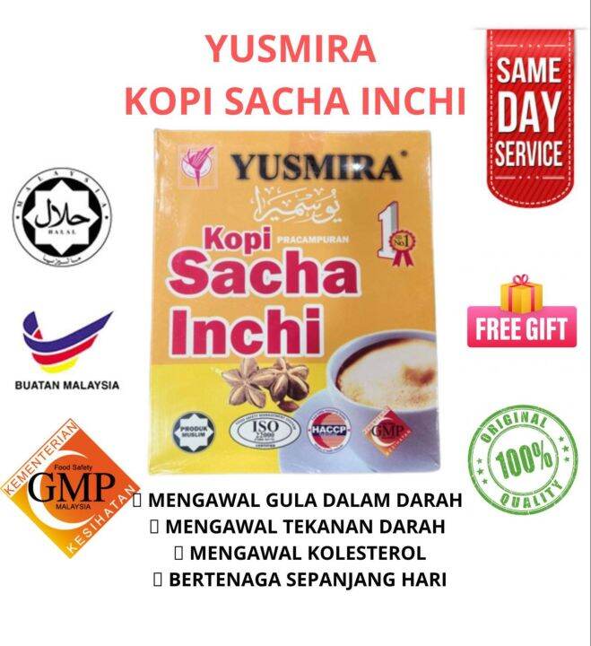 YUSMIRA KOPI SACHA INCHI DENGAN GULA | Lazada