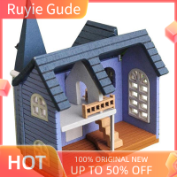 Ruyie 1/12 DIY ตุ๊กตาไม้ขนาดเล็กบ้านหัตถกรรมหัตถกรรมประกอบของเล่น