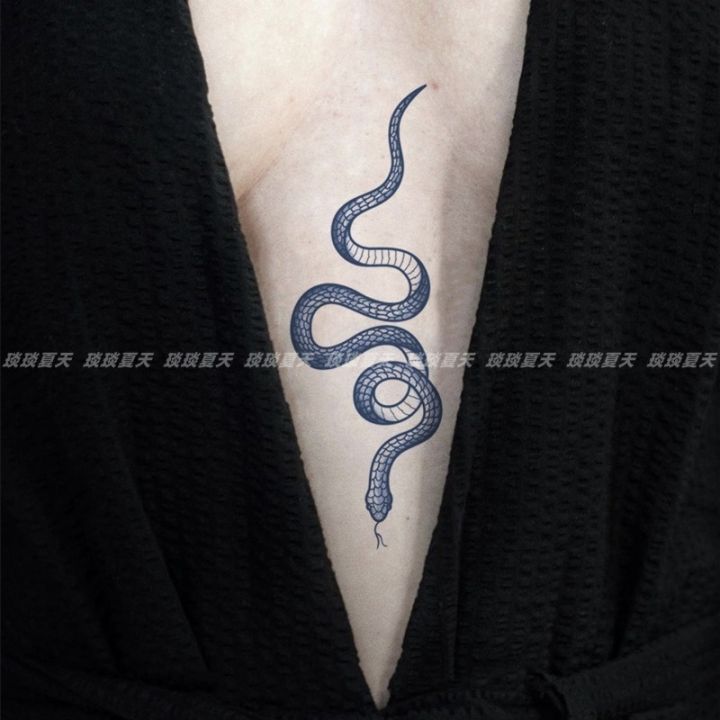 juice-grass-snake-dark-lasting-cool-collarbone-flower-arm-ins-herbal-lasting-juice-tattoo-stickers-dark