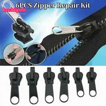 5PCS Detachable Zipper Pull Replacement Zipper Puller Lever Locks