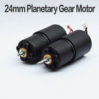 24Mm เกียร์มอเตอร์เคลื่อนที่280 Dc 3v6v12v24v 60Rpm ความเร็วต่ำสามเวทีมอเตอร์เฟืองแพลนเนตตารี่