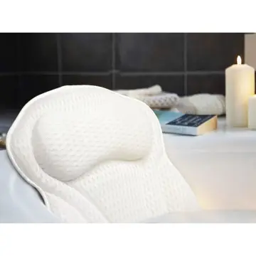 SPA Bath Pillow with Suction Cups Neck and Back Support Headrest Pillow  Thickened for Home Hot Tub Bathroom Cushion - China SPA Bath Pillow and  Headrest Pillow price