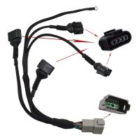 1.8T Ignition Coil Wiring Harness Loom for 1997-2006 TT A4 Quattro Golf Jetta Passat Beetle 1.8L Turbocharged Coils