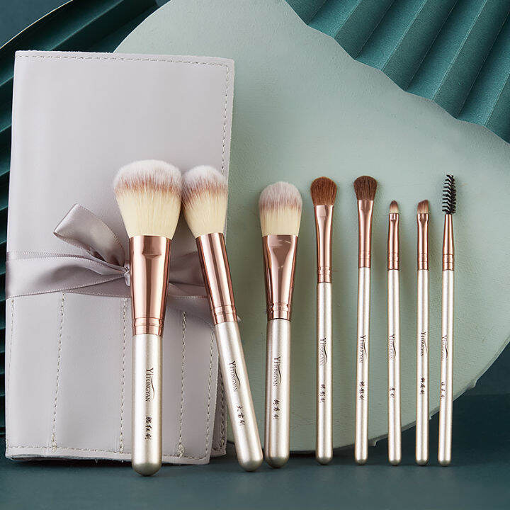 Remembering the beauty makeup brush set blush makeup powder eye shadow