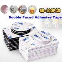 ┅ 50-100PCS Super Strong VHB double sided tape No Trace Self Adhesive EVA Foam Sticky decor sponge fixed high viscosity adhesive