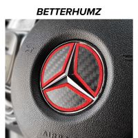 【Taste life】 BETTERHUMZ คาร์บอนไฟเบอร์สำหรับ Mercedes Benz W205 W204 W212 W169 C E A คลาส Alcantara พวงมาลัยตัดสติ๊กเกอร์อุปกรณ์เสริมในรถยนต์