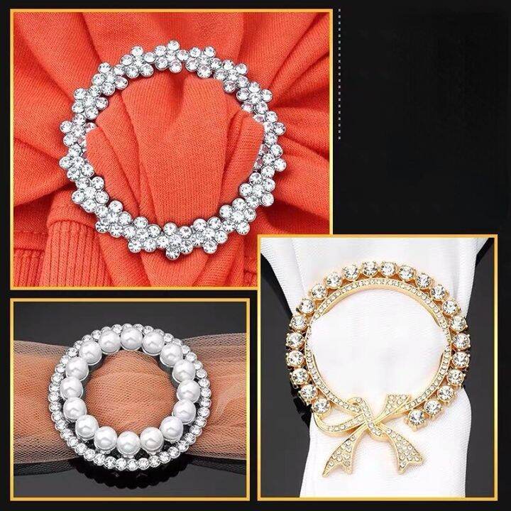 luxury-crystal-pearl-circle-round-brooches-clothing-corner-hem-waist-buckles-scarf-buckle-for-t-shirt-party-jewelry-accessories-headbands