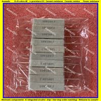 【CW】 10Pcs RX27 Horizontal cement resistor 10W 18K ohm 10W18KJ 10W18K 18000 Resistance precision 5  resistance