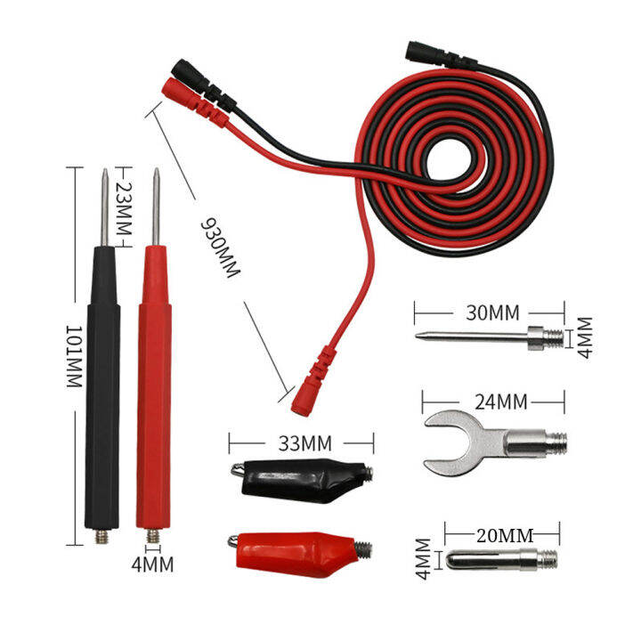 Vastar 110cm Universal Multimeter Probe Test Leads For Digital